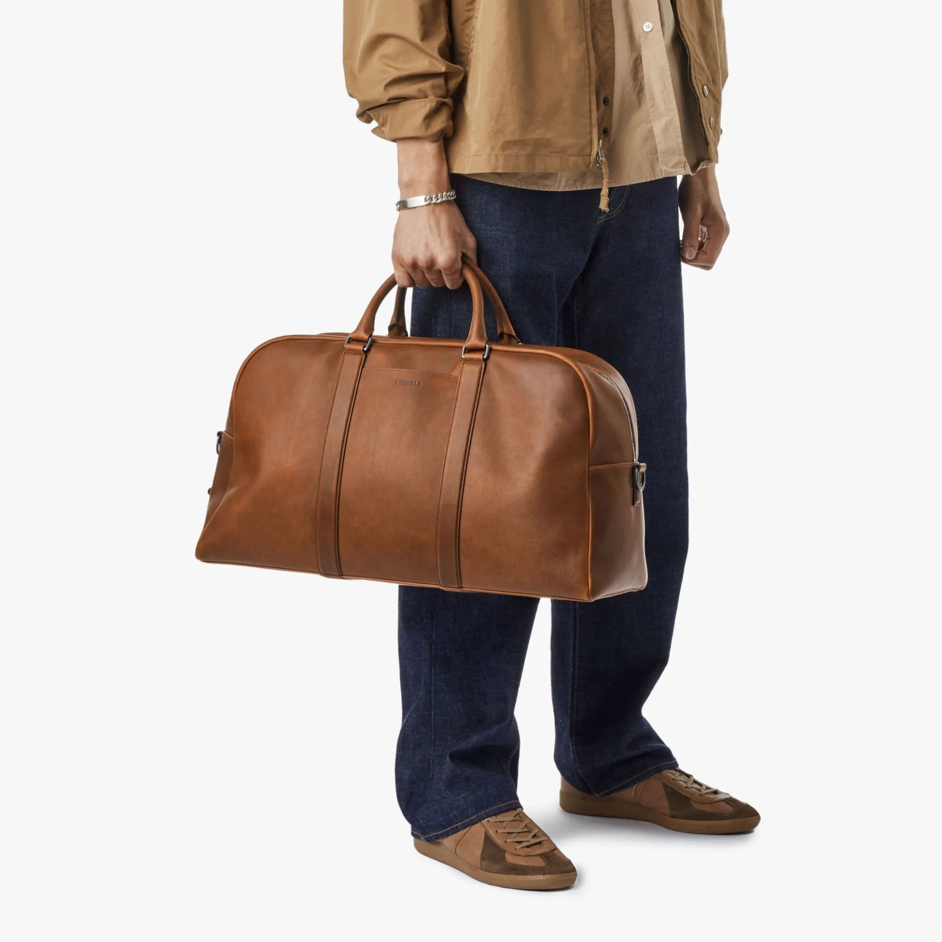 Clearance Shinola Runwell Duffle Bag Medium Brown