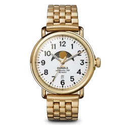 Best Shinola Runwell Moon Phase Watch White