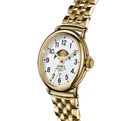 Best Shinola Runwell Moon Phase Watch White