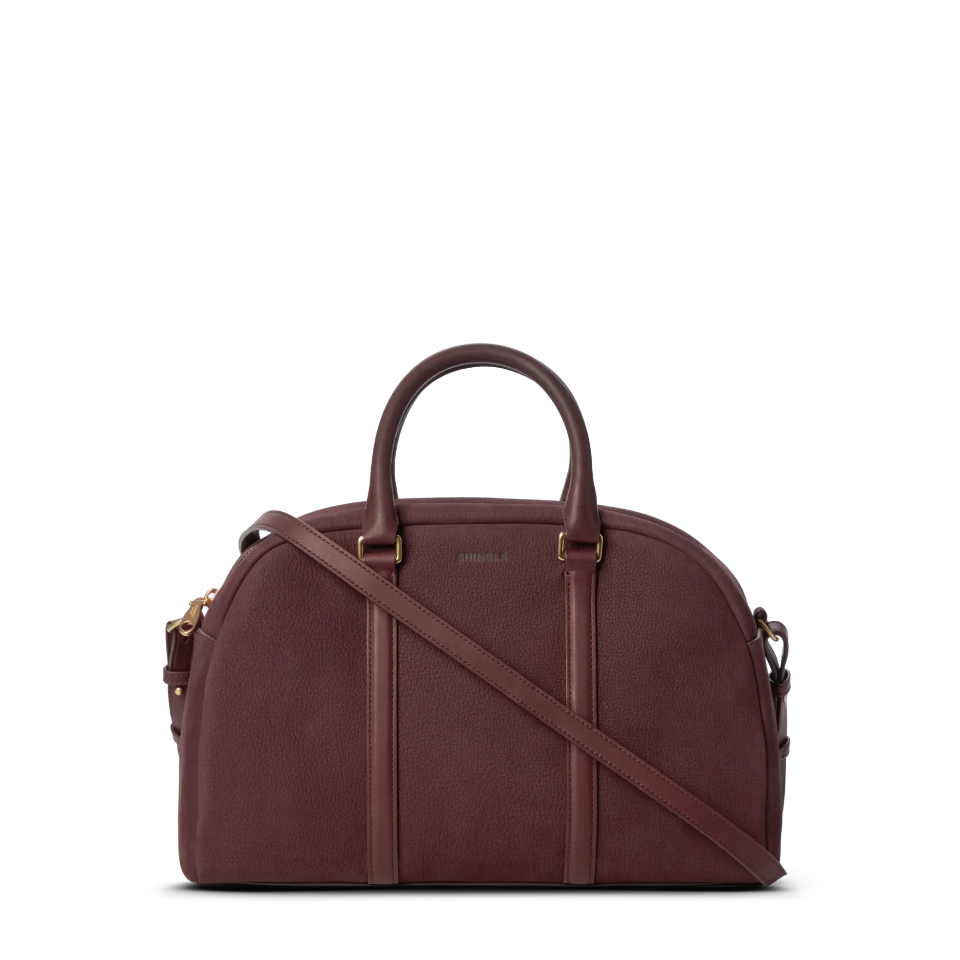 New Shinola Runwell Satchel Merlot
