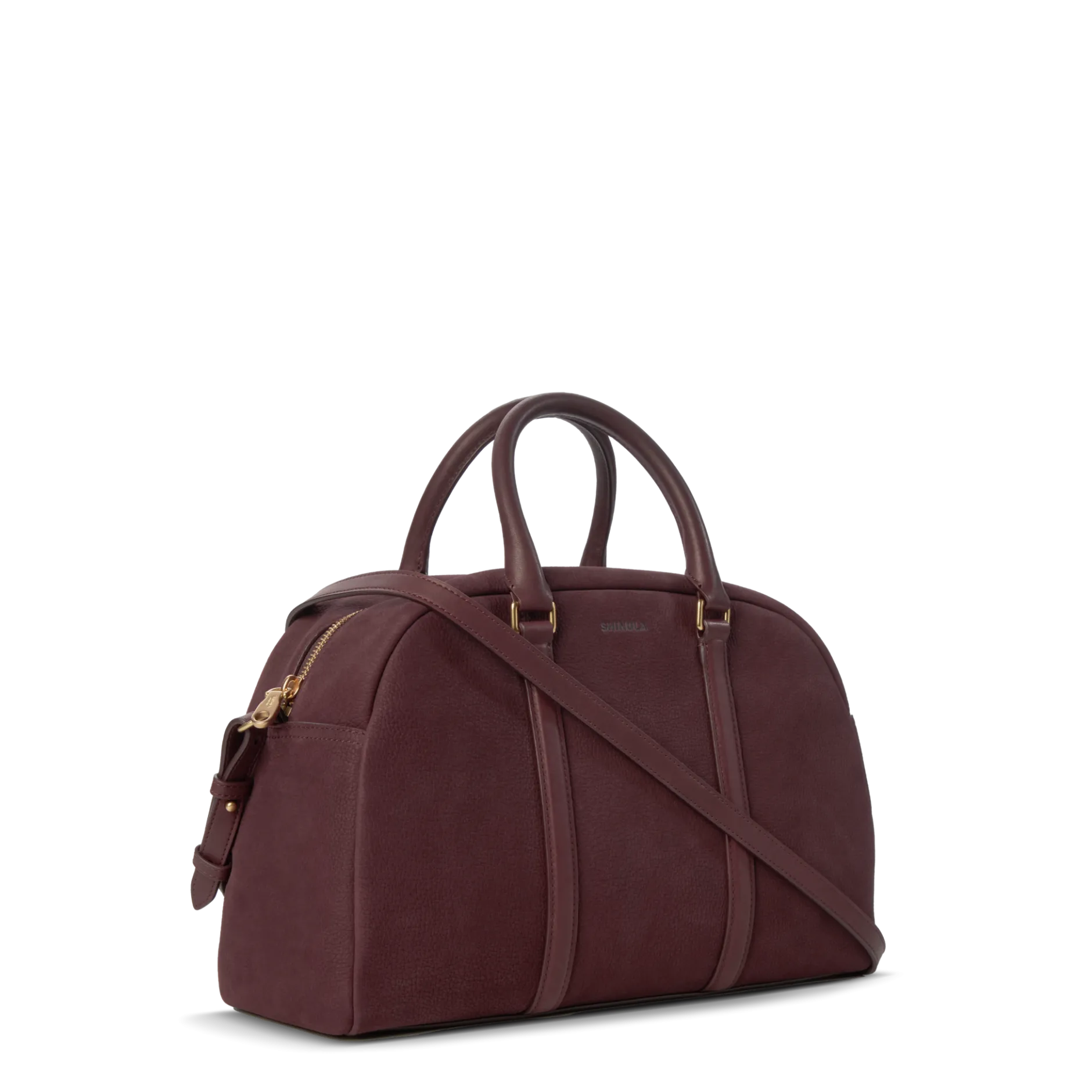 New Shinola Runwell Satchel Merlot