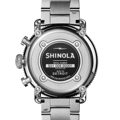 Clearance Shinola Runwell Sport Chronograph Watch Midnight Blue
