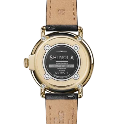 Sale Shinola Runwell Watch Black Mother of Pearl