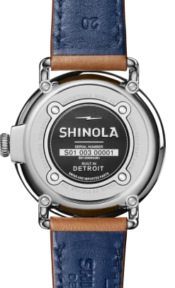 Shinola Runwell Watch Collegiate