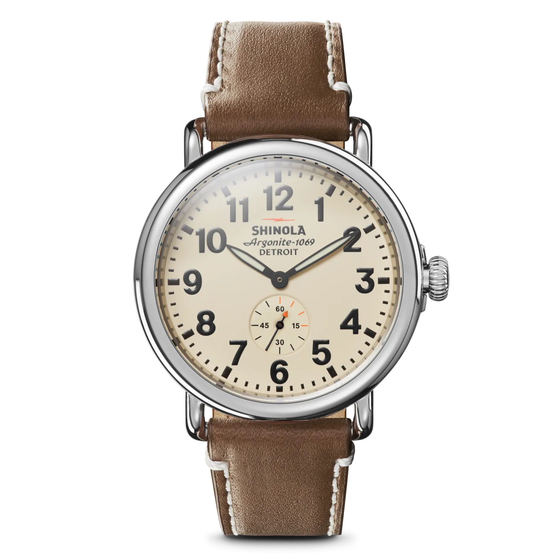 Outlet Shinola Runwell Watch Cream