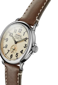 Outlet Shinola Runwell Watch Cream