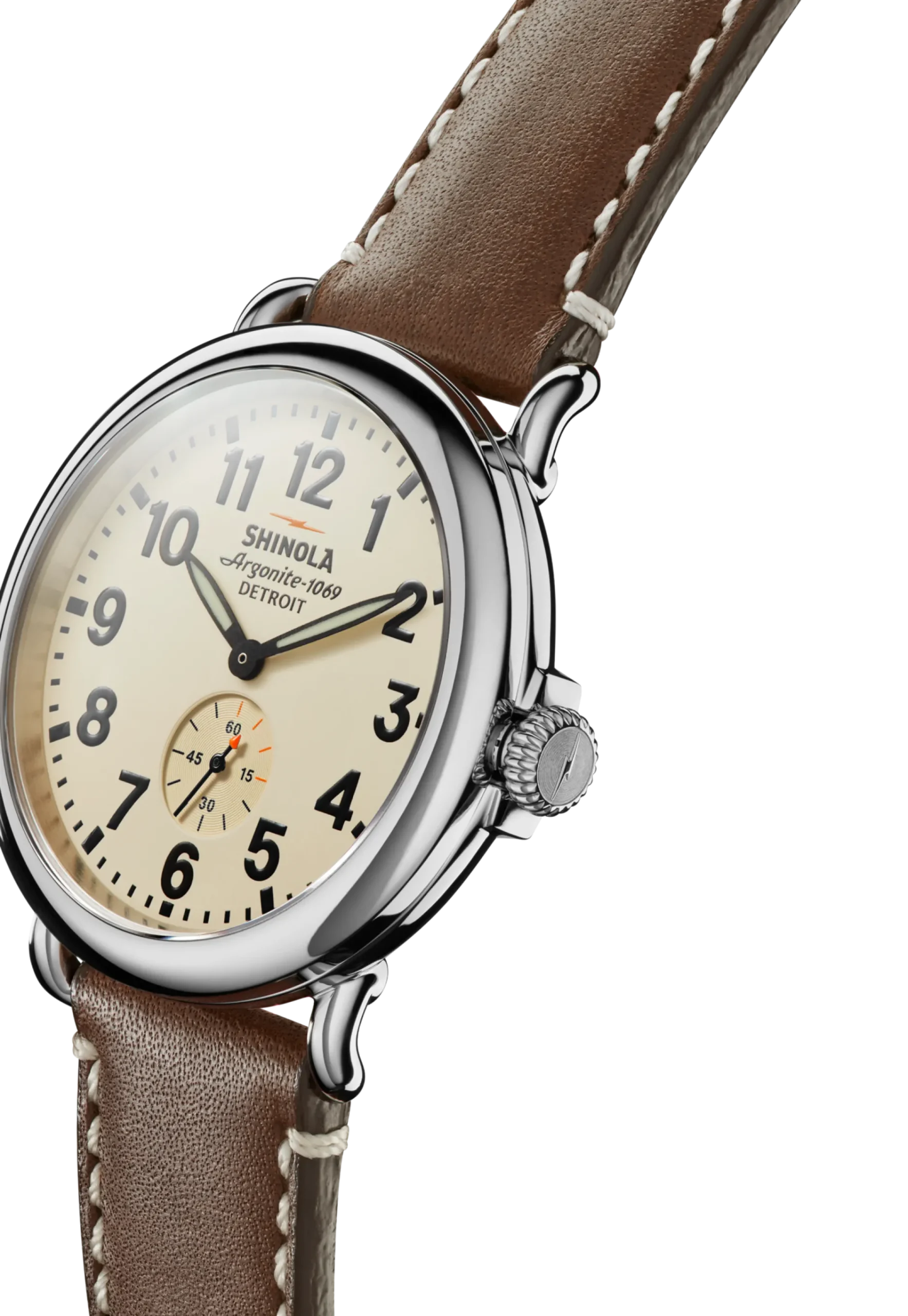 Outlet Shinola Runwell Watch Cream