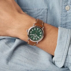 New Shinola Runwell Watch Green