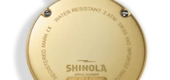 Outlet Shinola Runwell Watch Pendant Necklace White