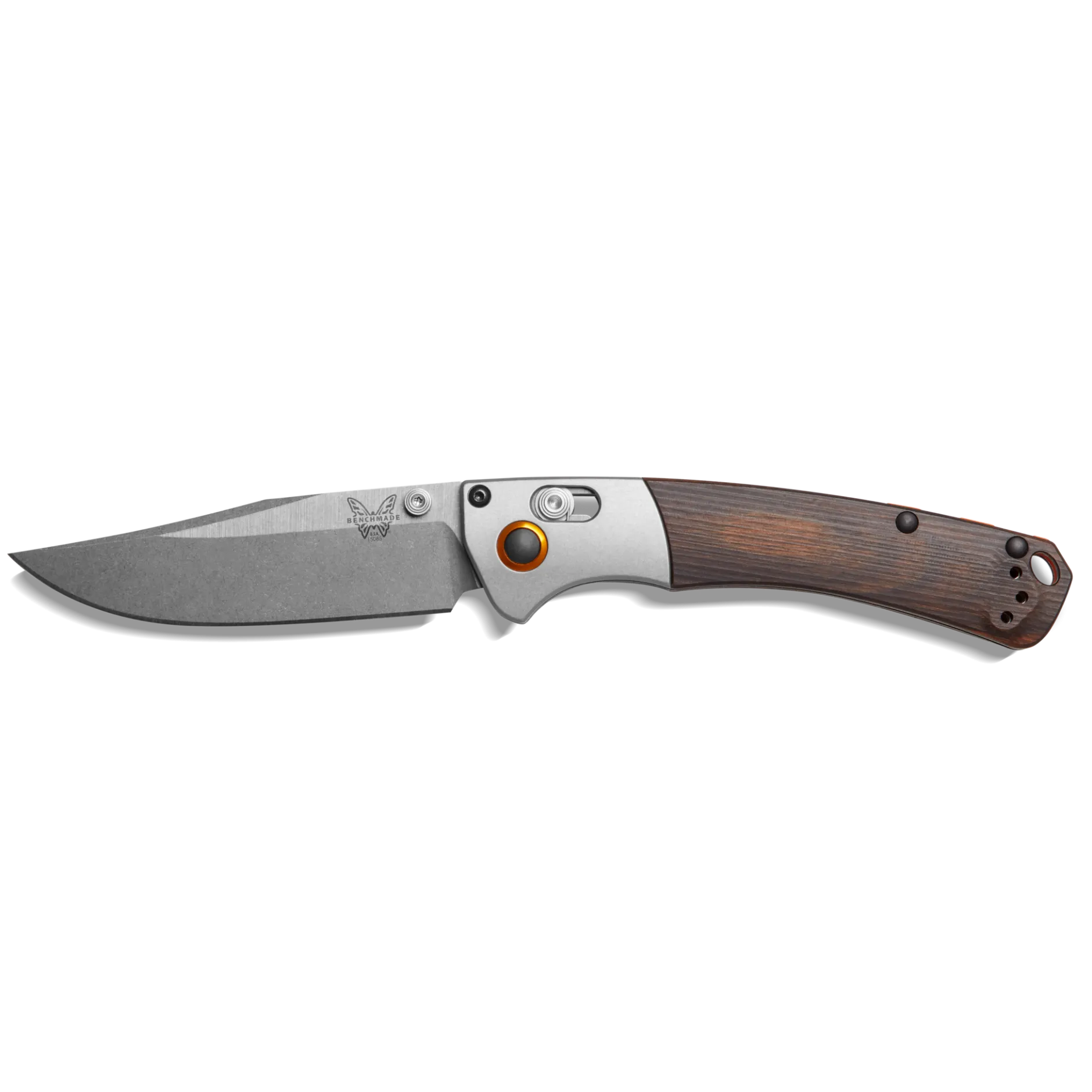 Online Shinola + Benchmade Mini Crooked River Pocket Knife