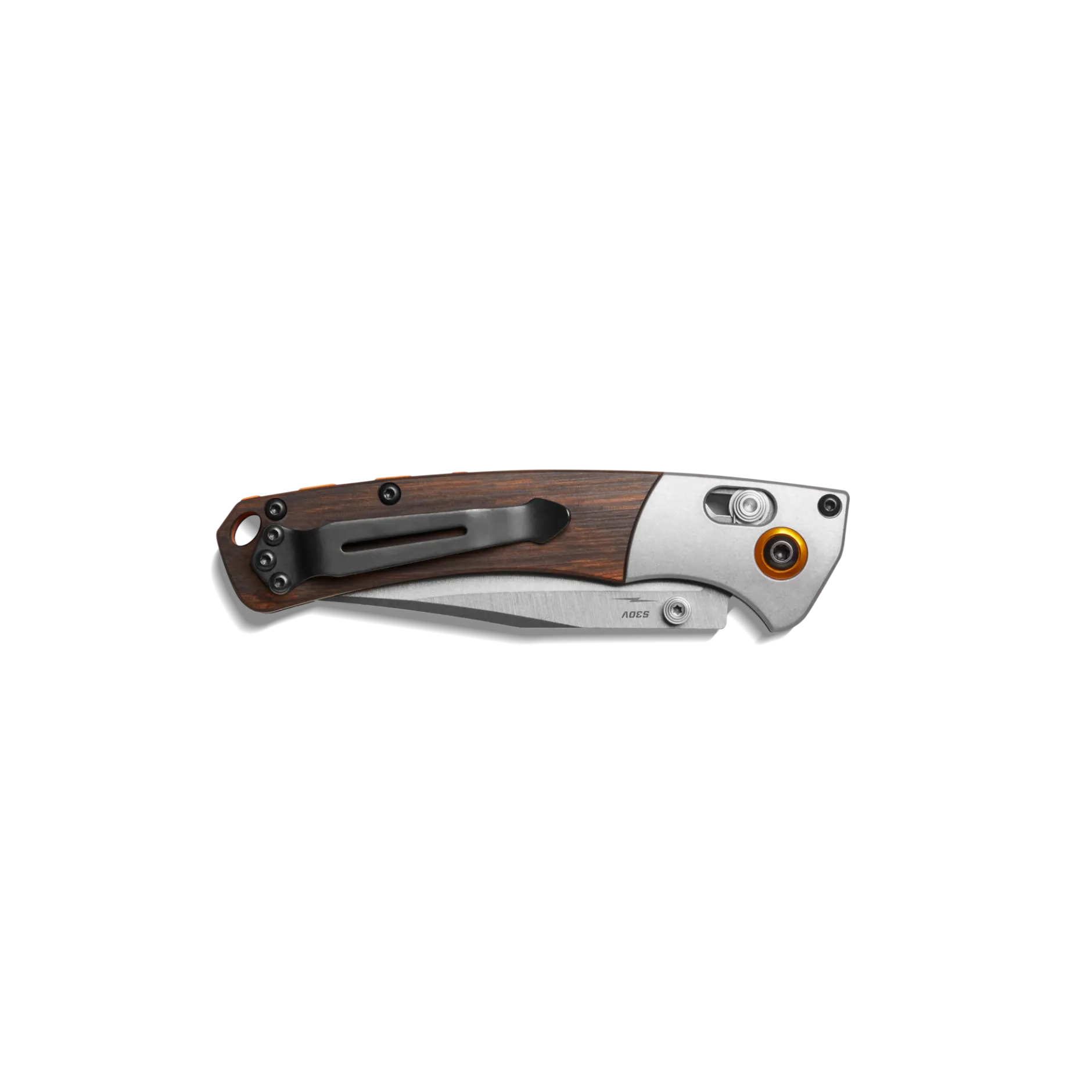 Online Shinola + Benchmade Mini Crooked River Pocket Knife