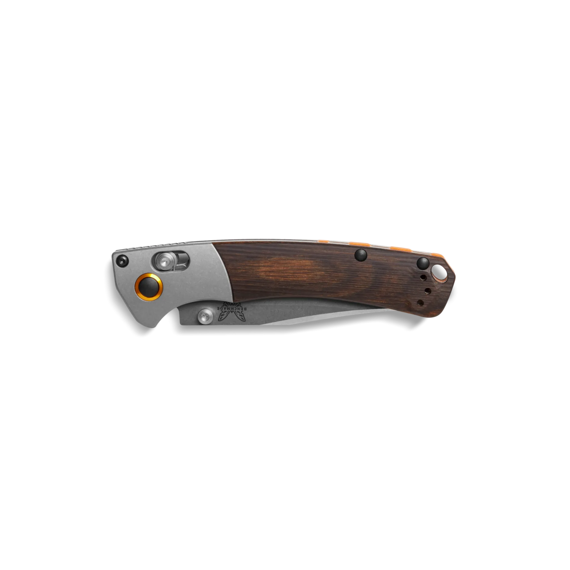 Online Shinola + Benchmade Mini Crooked River Pocket Knife