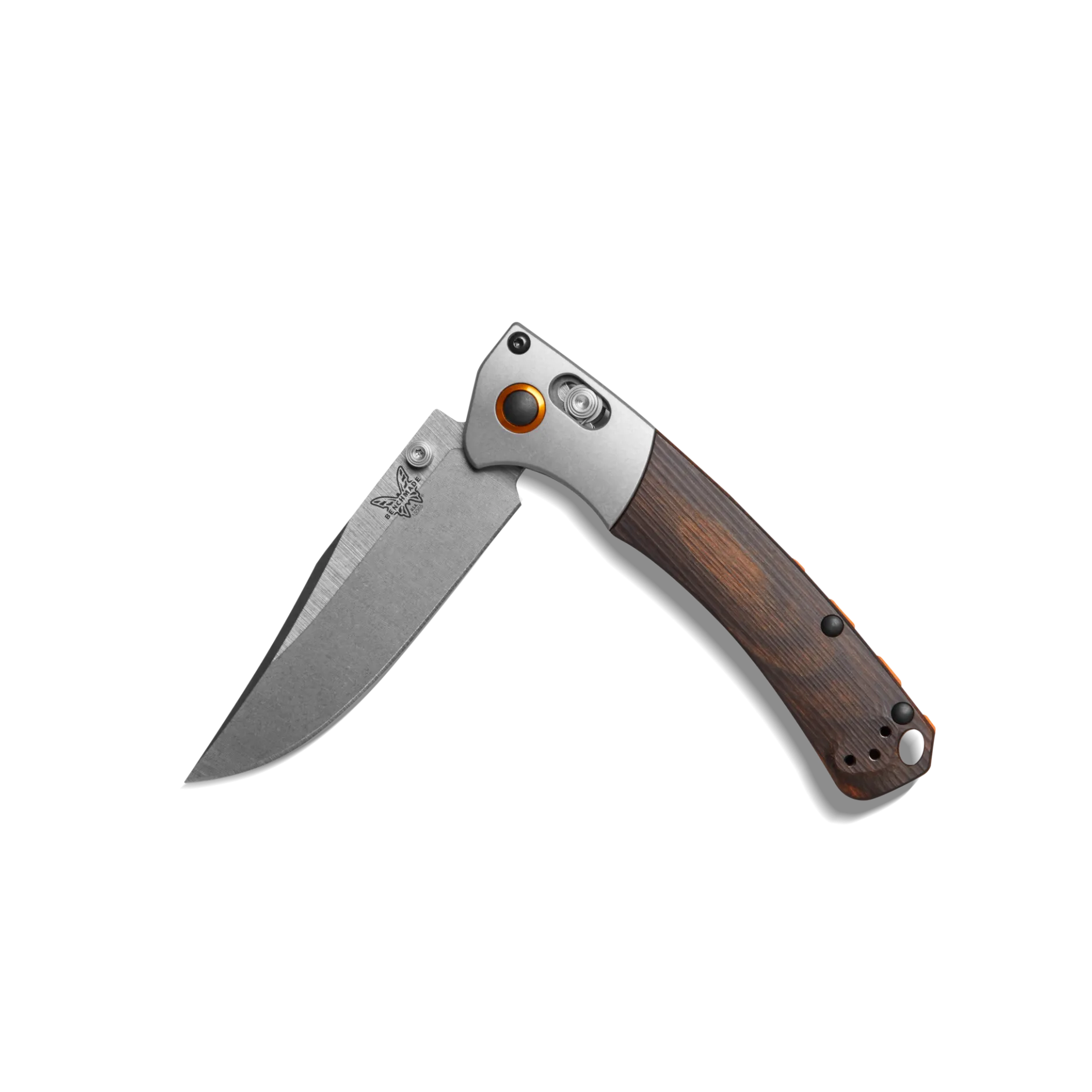 Online Shinola + Benchmade Mini Crooked River Pocket Knife