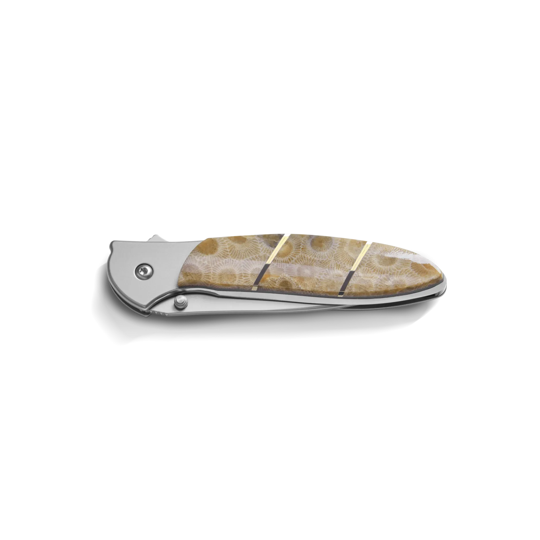 Clearance Shinola + Kershaw Petoskey Stone Pocket Knife