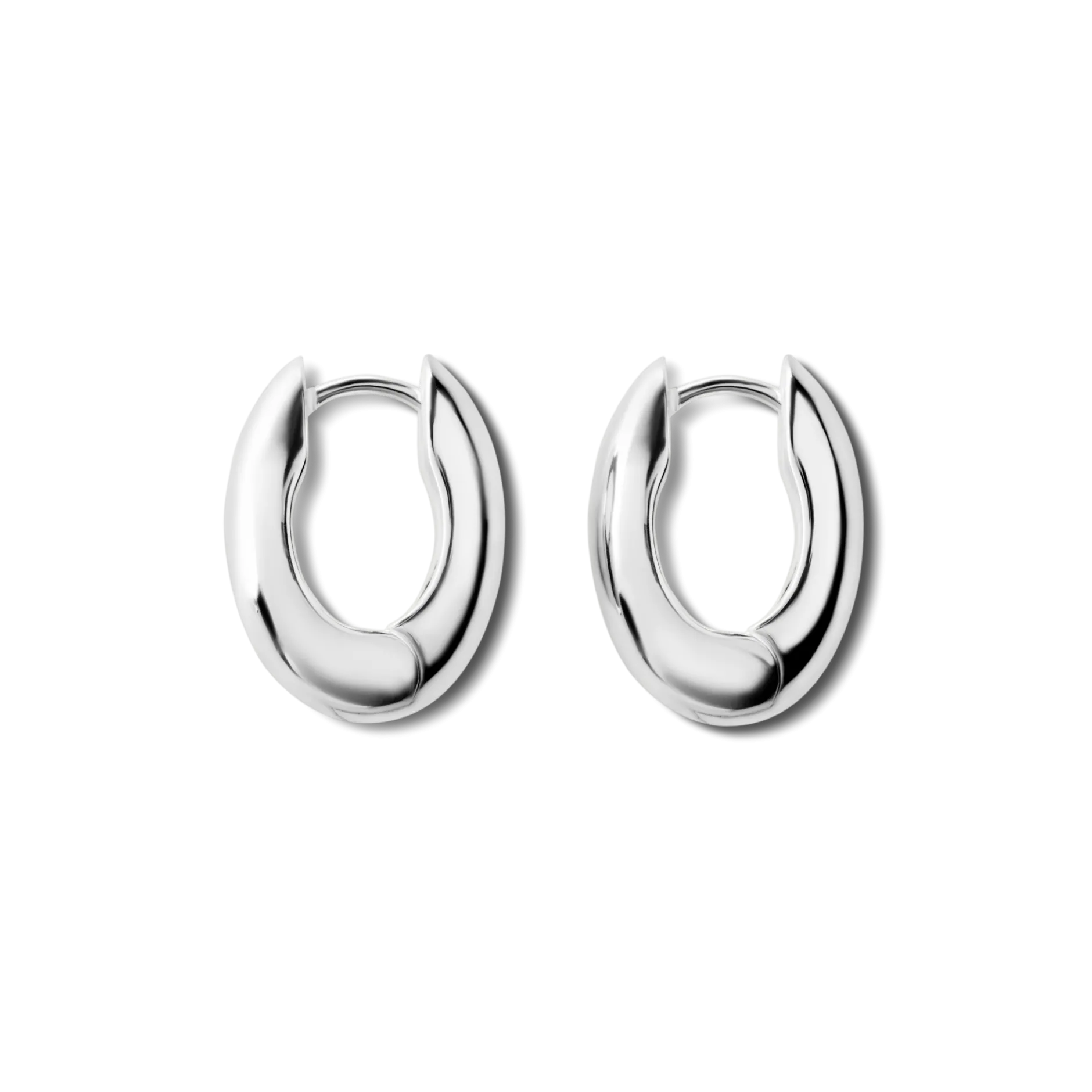 Hot Shinola Signature Chubby Huggie Earrings