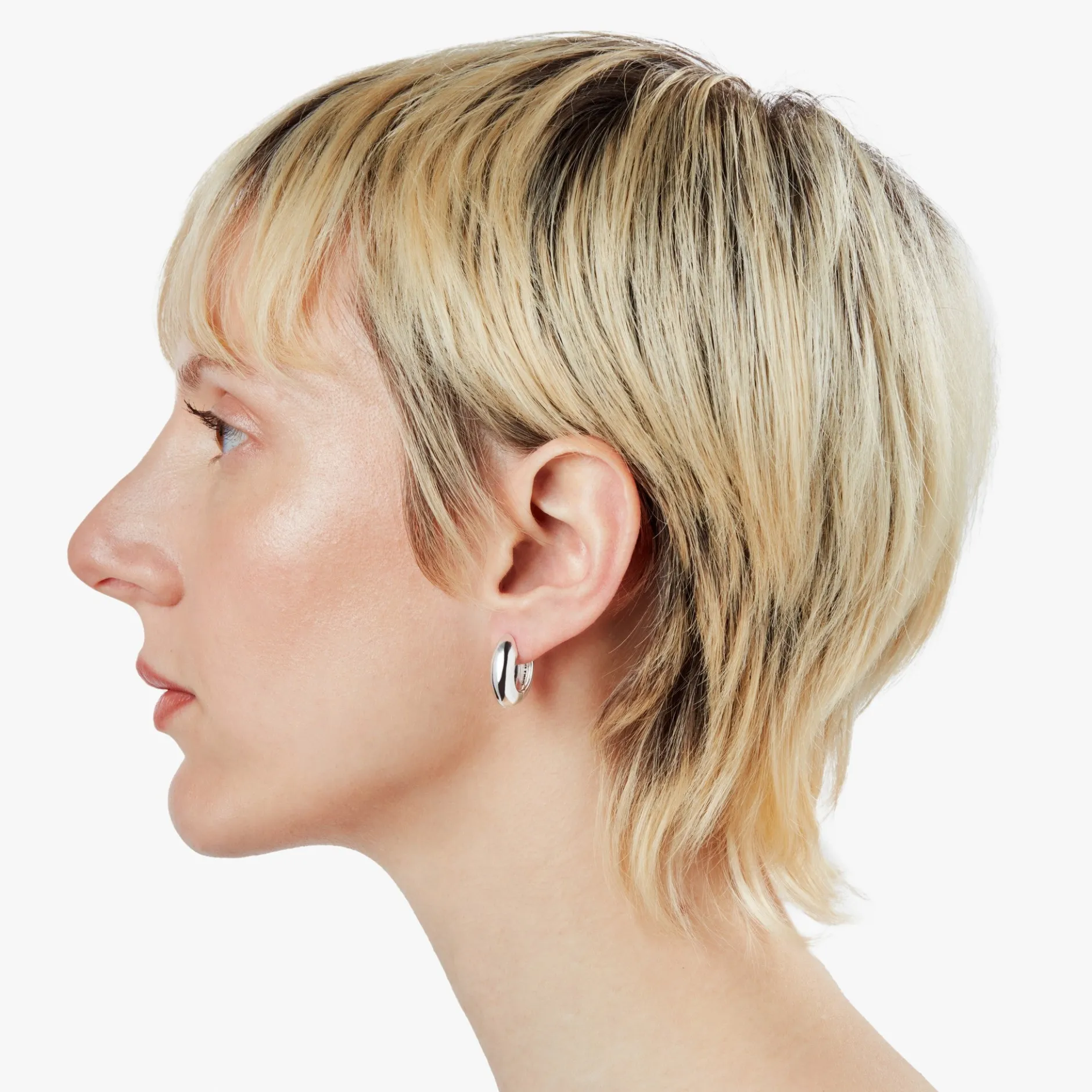 Hot Shinola Signature Chubby Huggie Earrings