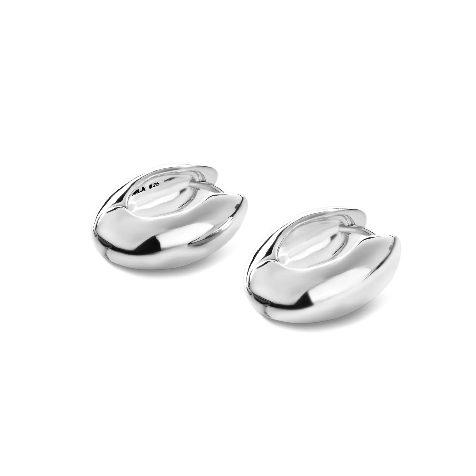 Hot Shinola Signature Chubby Huggie Earrings