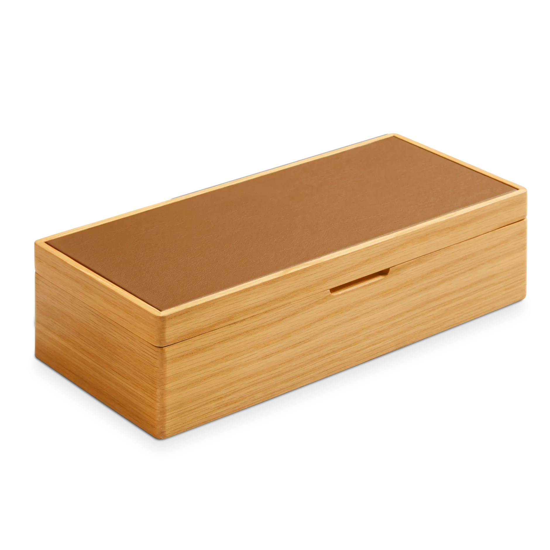 Discount Shinola 4 Slot Watch Box Oak / Tan