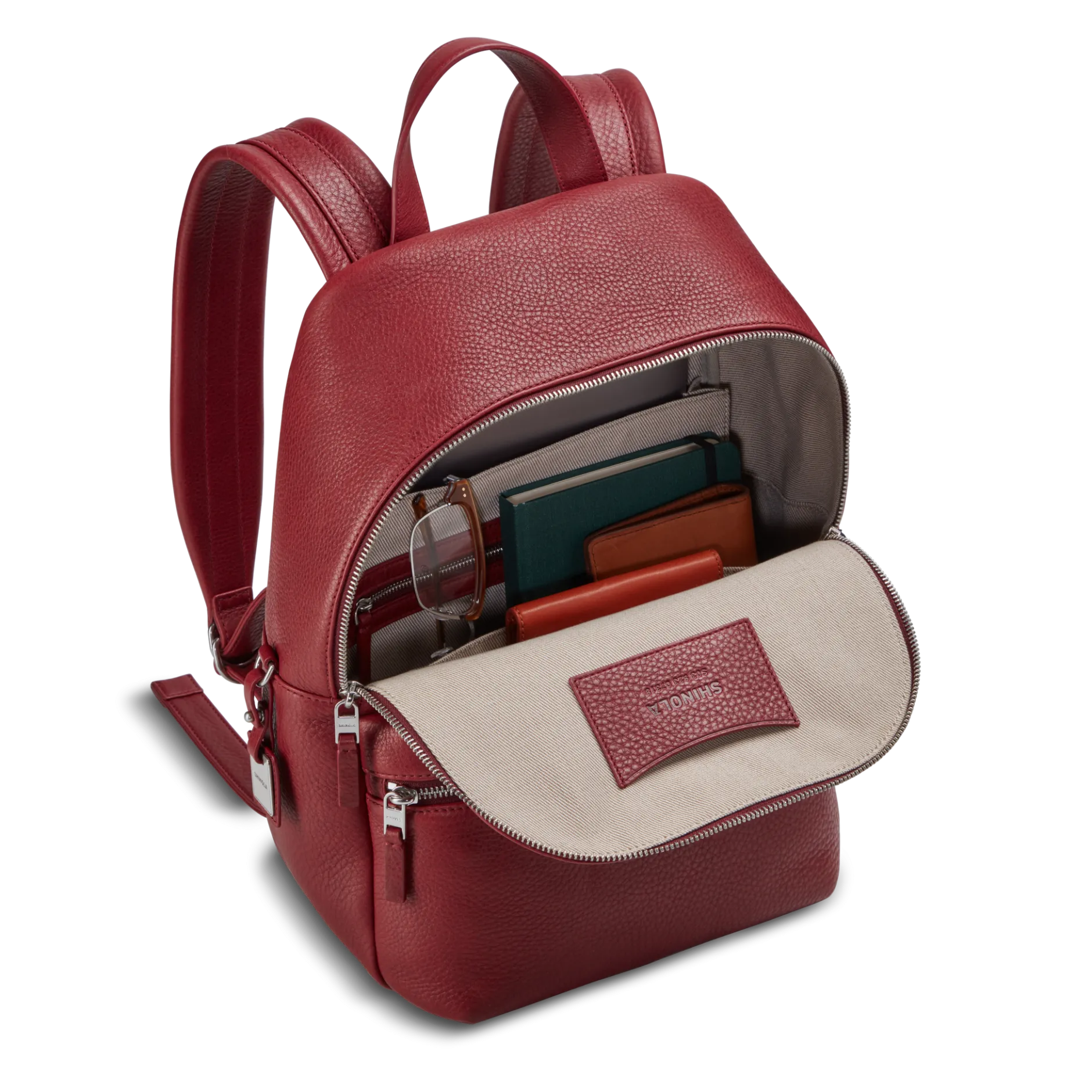 Outlet Shinola Small Runwell Backpack Ruby