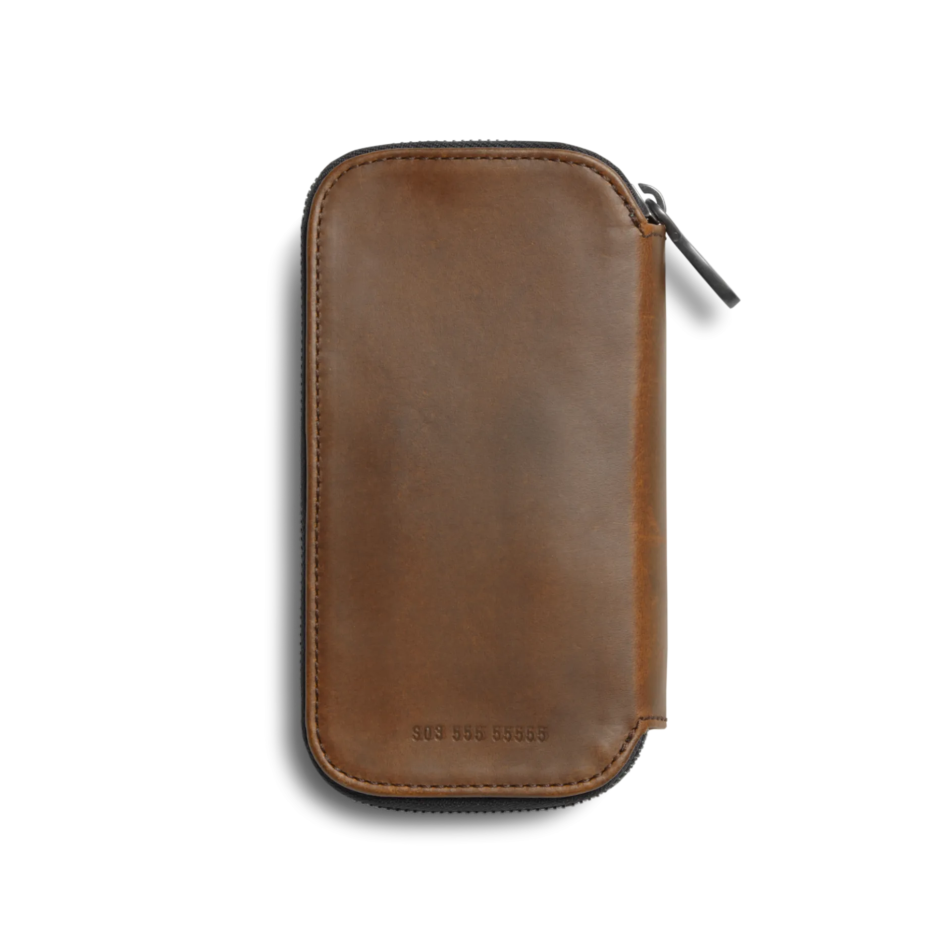 New Shinola Travel Watch Case Medium Brown