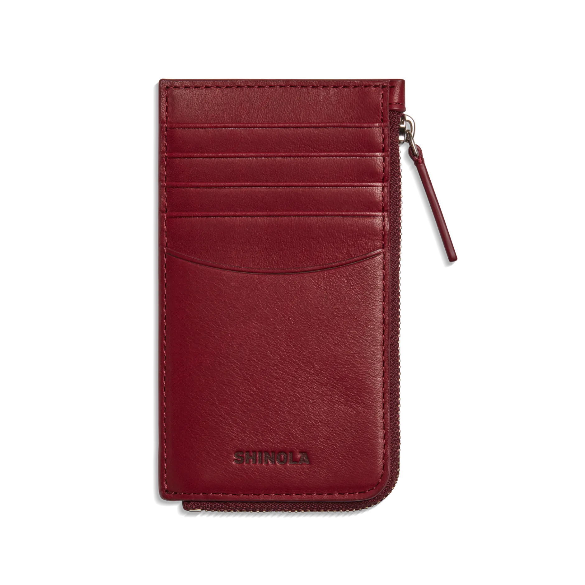 Best Shinola Zip Around Card Case Ruby